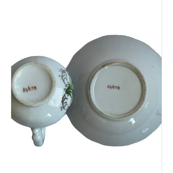 Vintage Porcelain Miniature Pitcher & Bowl Set - Picture 7 of 8